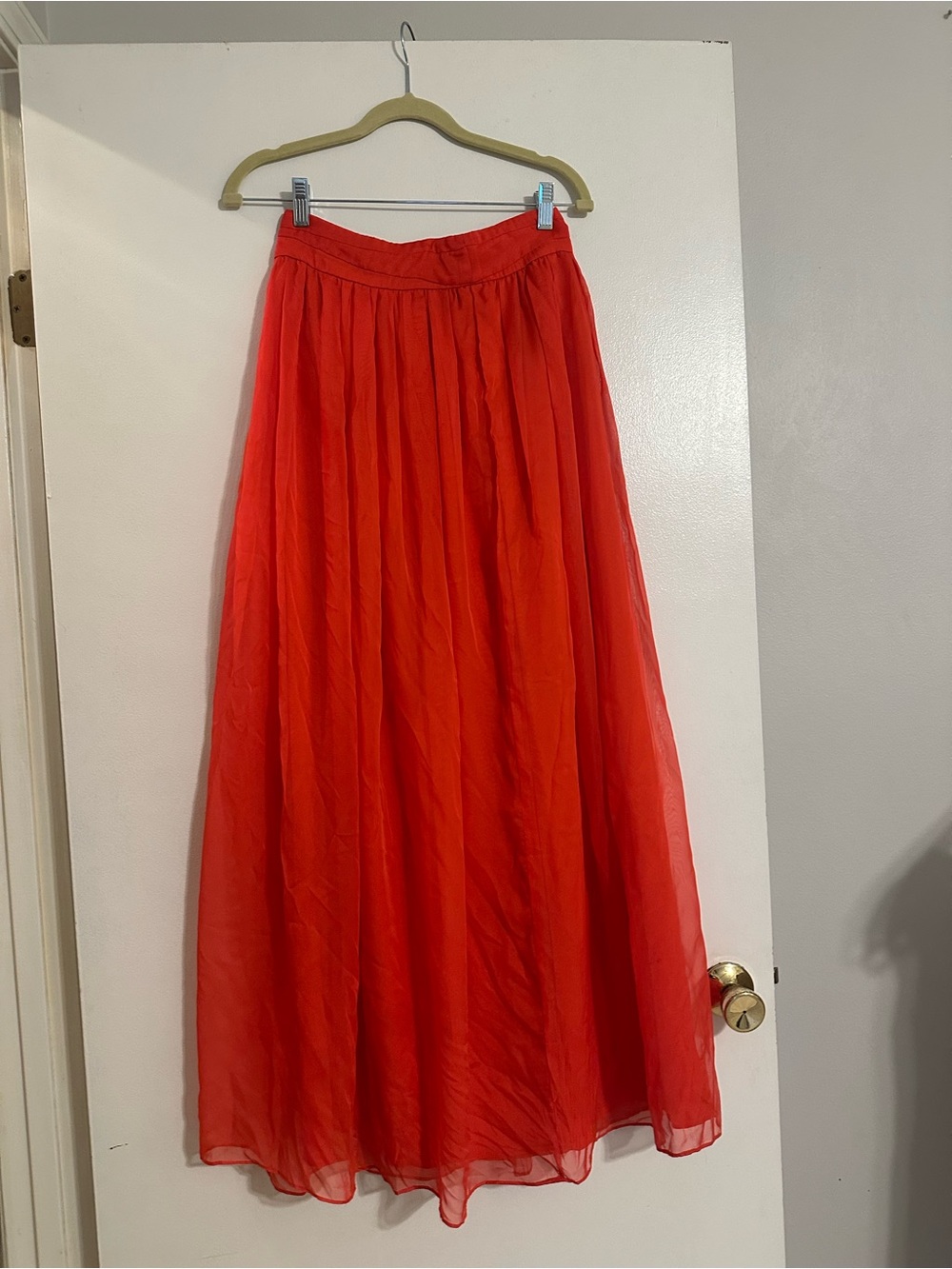 Gianni Bini Vibrant Red Maxi Skirt